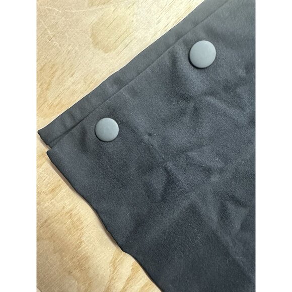 Cabi Snap Crop black snap button side pull on high waist pants size XXL #5867 - Picture 2 of 9